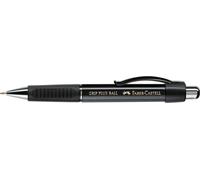 Stylo à bille rétractable FABER-CASTELL GRIP PLUS noir Épaisseur de trait : 0,5 mm
