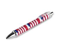 Stylo à bille rétractable lisse avec drapeau des États-Unis et d'Hawaï, stylos à encre gel imprimés, stylo à bille à encre noire, fournitures de bureau pour hommes et femmes