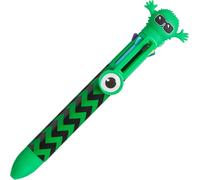 Stylo À Bille Rétractable Multicolore 6 En 1 Pour L'école, Le Bureau, La Maison Vert (Mltclkgr)