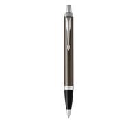 PARKER IM Stylo bille, espresso intense, recharge bleue pointe moyenne, Coffret cadeau Marron G