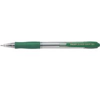 Stylo à bille rétractable PILOT SUPER GRIP M Couleur du trait : vert Largeur de trait : M