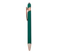 Stylo à bille rétractable pour invités avec pointe ergonomique de 0,7 mm, encre noire qui écrit sans problème pour les invités au bureau, à l'hôtel, kit de support