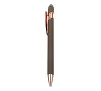 Stylo à bille rétractable pour invités avec pointe ergonomique de 0,7 mm, encre noire qui écrit sans problème pour les invités au bureau, à l'hôtel, kit de support