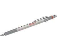 stylo à bille rétractable rotring 600 argent