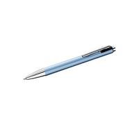 Stylo à bille rétractable Snap Metallic, bleu givré