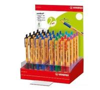 Stylo à bille rétractable STABILO pointball Présentoir en carton de 32 pièces