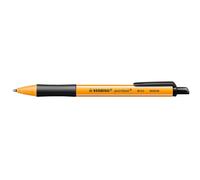 Stylo à bille rétractable - STABILO pointball - Stylo simple - noir