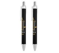 Stylo à bille rétractable « Trust Me I'm A Lawyer », 0,5 mm, écriture fluide, encre noire, accessoires pour prise de notes, pour bureau, 2 pièces