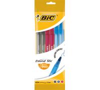 Stylo à bille rond Stic Classic BIC mix AST pochette 6pcs
