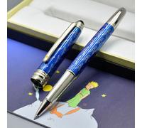 Stylo À Bille Roulante De Luxe Little Prince Blue 163,Stylo À Bille,Stylo Plume,Bureau,Mode D'acquisition - Type Sky Blue #C