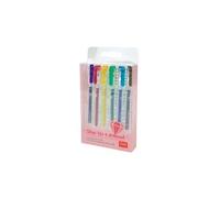 Stylo à bille Set 6 mini stylo gel paillette