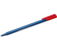 Stylo à bille triplus ball modèle de capuchon F rouge Paquet de 10 pièces