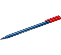 Stylo à bille triplus ball modèle de capuchon M bleu/rouge paquet de 10 pièces