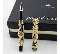 Stylo À Bille Vintage Serpent, Cobra Doré, Motif 3d, Sculpture En Relief, Technologie Noble Collection, Cadeau