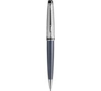 Stylo à bille Waterman Expert Deluxe Métallique Stone CT Pointe moyenne Bleu Bleu G