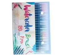 Stylo À Brosse À Aquarelle - 26,5x1,7x18,5 Cm À Aquarelle De Brosses À Stylos Ensembles | Brosse D'écriture Colorée Pour Les Outils De Coloration De La Calligraphie De Dessin De L'art