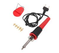 Stylo à Brûler Électrique pour Artistes et Artisans, Kit Complet | Poignée en Caoutchouc, Support Intégré, Embouts et Accessoires, pour Bois, Cuir PU, Atelier Créatif