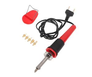 Stylo à Brûler Électrique pour Artistes et Artisans, Kit Complet | Poignée en Caoutchouc, Support Intégré, Embouts et Accessoires, pour Bois, Cuir PU, Atelier Créatif