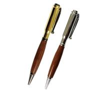 Stylo à Cartouche De Fusil De Calibre, Stylos à Action Bolt, Stylo à Bille Personnalisé, Stylos Fantaisie Pour Hommes, Stylo à Bille En Bois Massif, Cadeau Pour Mari, Père, Petit Ami (A+B)