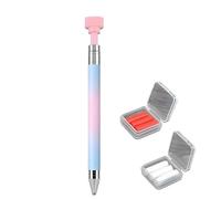 Stylo à cire rechargeable automatique, pointe fine, outil de ramassage de strass pour nail art et peinture diamant, rechargeable pour loisirs créatifs (Bleu)