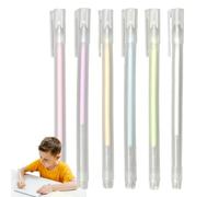 Stylo à colle de couleur à séchage rapide,stylos à colle à rouleau à séchage rapide - Stylo à colle à bille de précision à contrôle facile - Stylo à colle à séchage rapide 6x, stylo à bille pour fourn