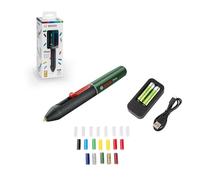 Stylo a Colle sans fil Bosch - Gluey Evergreen (avec 20 Bâtonnets de Colle, Vert Foncé, sous Carton)