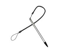 Stylo à corde élastique durable pour appareils à écran résistif, fournitures informatiques industrielles pour lecteur de jeux vidéo, machine en métal argenté