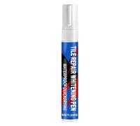 Stylo À Coulis - Restaurateur De Couleur De Coulis Étanche 20 G, Stylo De Remplissage De Joints De Carrelage, Marqueur De Nettoyage De Mur De Salle De Bain, Applicateur De Réparation De Précision | Ré