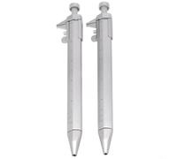 Stylo à coulisse à vernier 0,5 mm, encre gel, outil d'écriture, outil d'écriture à double usage, papeterie pour l'école, le bureau, vert