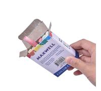 Stylo À Craie Sans Poussière Pour Tableau Noir,Craies À Dessin,Accessoires,Lot De 12 Pièces