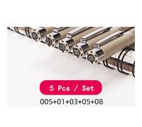 Stylo À Crochet Peint À La Main,Marqueurs À Aiguilles,Manga,Stylo À Ligne,Stylo De Croquis,Ensemble De Papeterie Fournitures Artistiques,Stylo Sakura Artistique - Type 5 Pcs Set