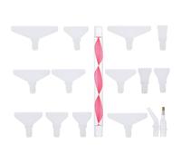Stylo à Dessin au Diamant Rouge Léger pour Petits Diamants Bijoux | Accessoire de Broderie Diamant, Plastique, Prise Facile des Perles, Usage Broderie et Point de Croix