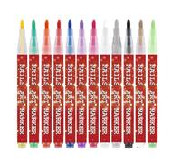 Stylo À Dessin Pour Ongles - 12 Pièces Marqueurs De Manucure Décoratifs Graffiti À Séchage Rapide,Stylos À Peinture Pour Graffiti Et Pointillage | Pour Salon De Beauté, Usage Intérieur, Voyage, Usage