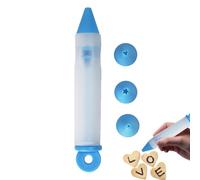 Stylo à douille - Outil de cuisson en silicone de qualité supérieure, design distributeur de glaçage rechargeable, améliore la précision de la décoration de gâteau, stylo de contrôle facile pour