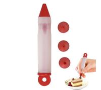 Stylo à douille - Outil de décoration de gâteaux en silicone, stylo pour glaçage, crème, pâtisserie, chocolat, accessoire de pâtisserie personnalisé pour pâtisserie, biscit, outil de cuisine pour