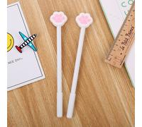 Stylo À Eau Pour Jeune Fille, Mignon, Doux Et Mignon, Griffe De Chat, Neutre, Craie, Tendre Étudiant, Stylo Signature Noir, 4 Pièces