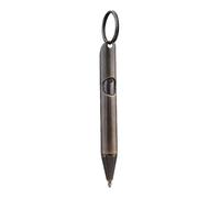 Stylo à en laiton - Stylos de signature portables, stylo de poche professionnel | Outil d'écriture compact pour l'école, le bureau, design de fixation porte-clés, débit d'encre lisse et précision