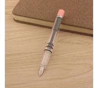 Stylo À Encre À Piston En Plastique Transparent,Garniture Argentée De Haute Qualité,Stylo À Encre À Pointe De 0.38mm,Fournitures Scolaires Et De Bureau - Type A7-F