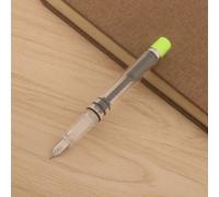 Stylo À Encre À Piston En Plastique Transparent,Garniture Argentée De Haute Qualité,Stylo À Encre À Pointe De 0.38mm,Fournitures Scolaires Et De Bureau - Type A2-F