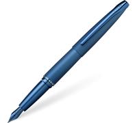 Cross ATX Dark Blue PVD Etched Diamond Pattern w/Polished Dark Blue PVD Appointments and Dark Blue PVD Plated Stainless Steel Fine Nib Fountain Pen