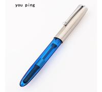 Stylo À Encre De Luxe 51a,Stylo À Plume Rétro De Bureau,Fournitures Scolaires,Papeterie,Pour Étudiants - Type Transparent Blue-0.7mm