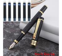 Stylo À Encre En Métal De Marque Hero,Stylo À Plume Dragon Cristal Diamant Business,Achetez 2 Cadeaux - Type Pen 6 Blue Ink #C