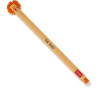 Stylo à encre gel effaçable - Legami - Corps de Lion - 0,7 mm - Encre Orange - Effaçable