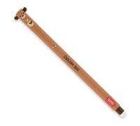 Stylo à encre gel effaçable - Legami - Ours en peluche - 0,7 mm - Encre rouge - Effaçable