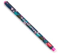 Stylo à encre gel effaçable - Legami - Ours floral - 0,7 mm - Encre turquoise - Effaçable
