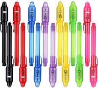 Stylo À Encre Invisible Dernier Stylo Espion Avec Marqueur D'espion Magique À Lumière Uv (14)