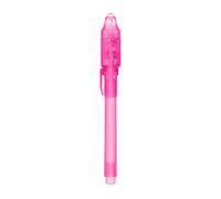 Stylo À Encre Invisible, Stylo Magique Avec Lumière UV, Marqueur Magique Secret - Écrivez Des Messages Secrets, Ne Laisse Aucune Trace, Convient Aux Adolescents (Rose)
