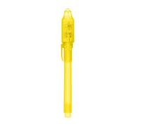Stylo À Encre Invisible, Stylo Magique Avec Lumière UV, Marqueur Magique Secret - Écrivez Des Messages Secrets, Ne Laisse Aucune Trace, Convient Aux Adolescents (Jaune)
