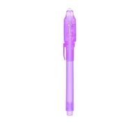 Stylo À Encre Invisible, Stylo Magique Avec Lumière UV, Marqueur Magique Secret - Écrivez Des Messages Secrets, Ne Laisse Aucune Trace, Convient Aux Adolescents (Violet)