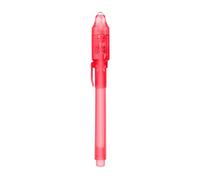 Stylo À Encre Invisible, Stylo Magique Avec Lumière UV, Marqueur Magique Secret - Écrivez Des Messages Secrets, Ne Laisse Aucune Trace, Convient Aux Adolescents (Rouge)